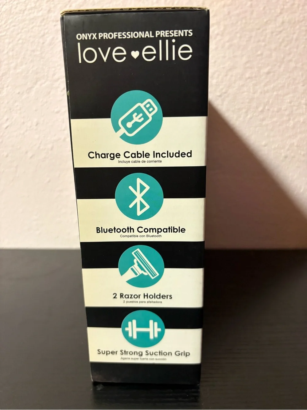 Love Ellie Brigitte Bluetooth Shower Mirror Fog Free with Speaker